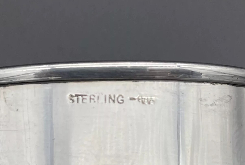 Sterling Silver Napkin Ring Engraved Name “Ruth” Webster