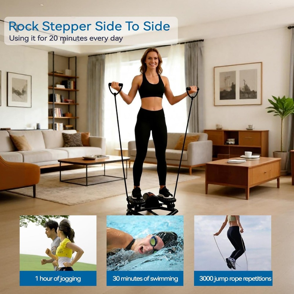 Rock Stepper Side to Side – Lateral Stepper & Glute Trainer with Resistanc