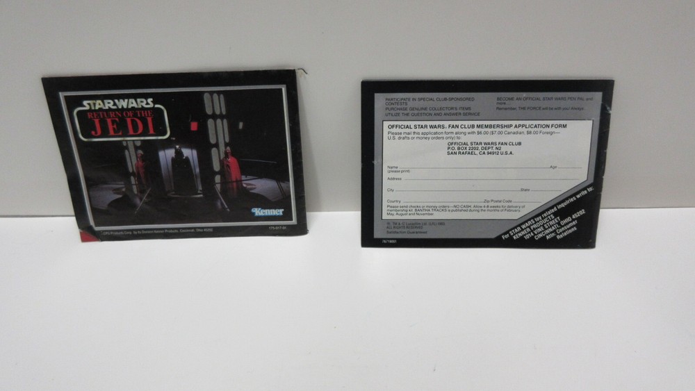 Vintage - 2 Star Wars Pamplets (1980's)