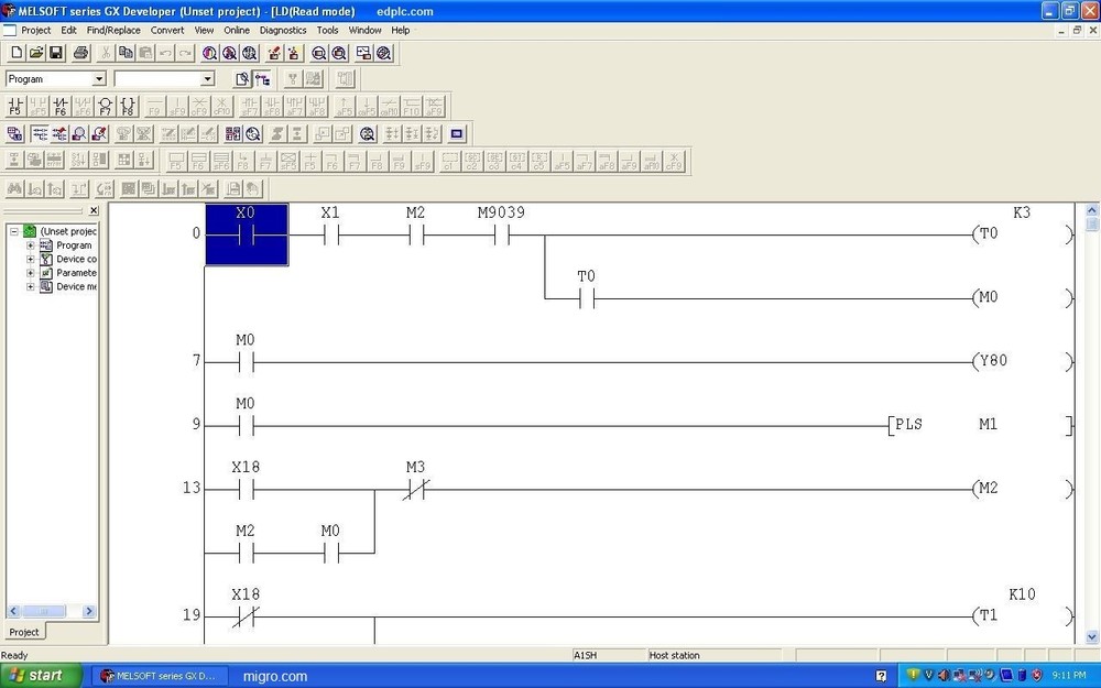 PLC Trainer Kit Professional Programmable Controller, GX Ladder Logic NEMA Box
