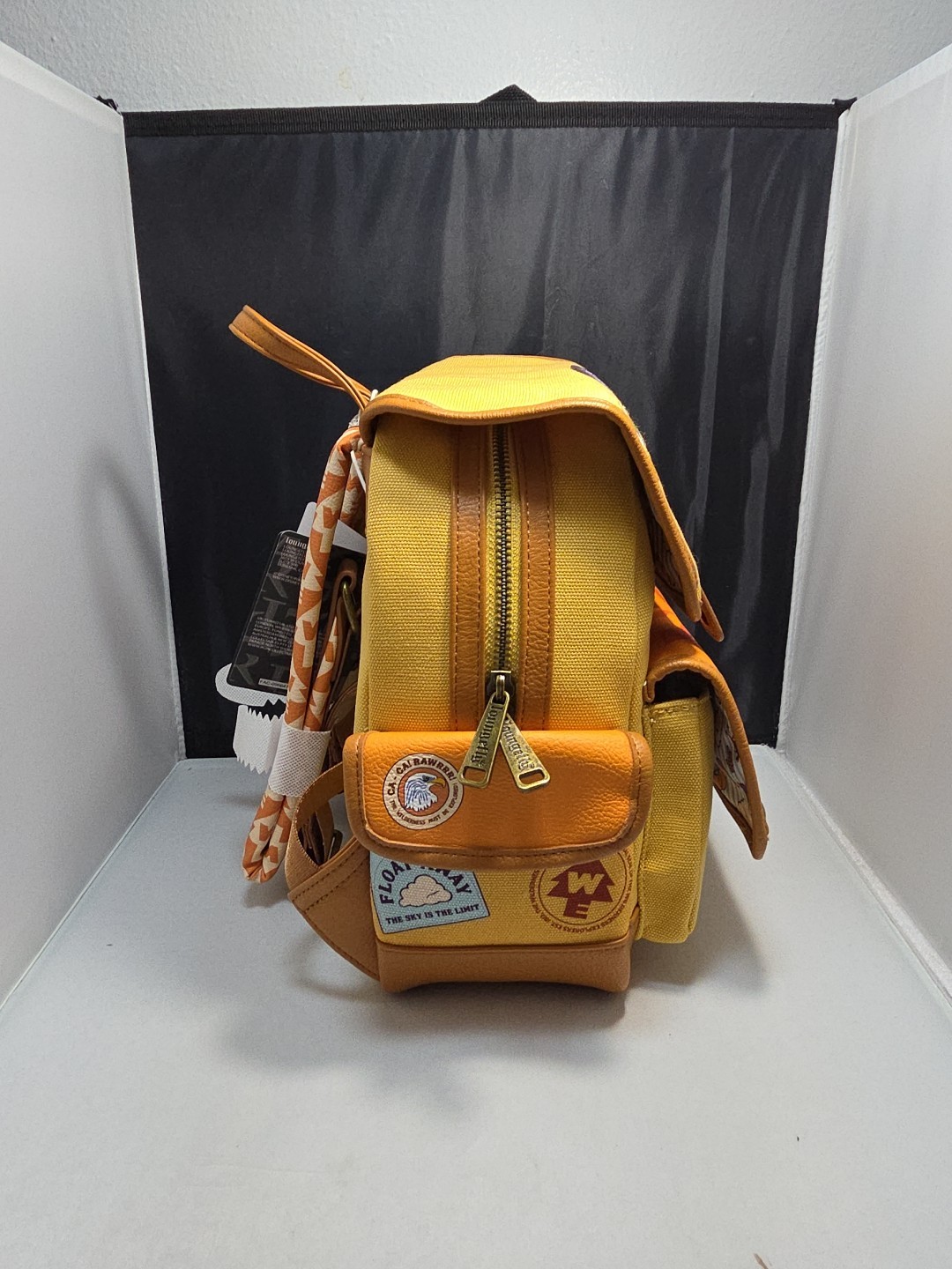 Loungefly Disney Pixar Up Parchwork Canvas Mini Backpack NWT