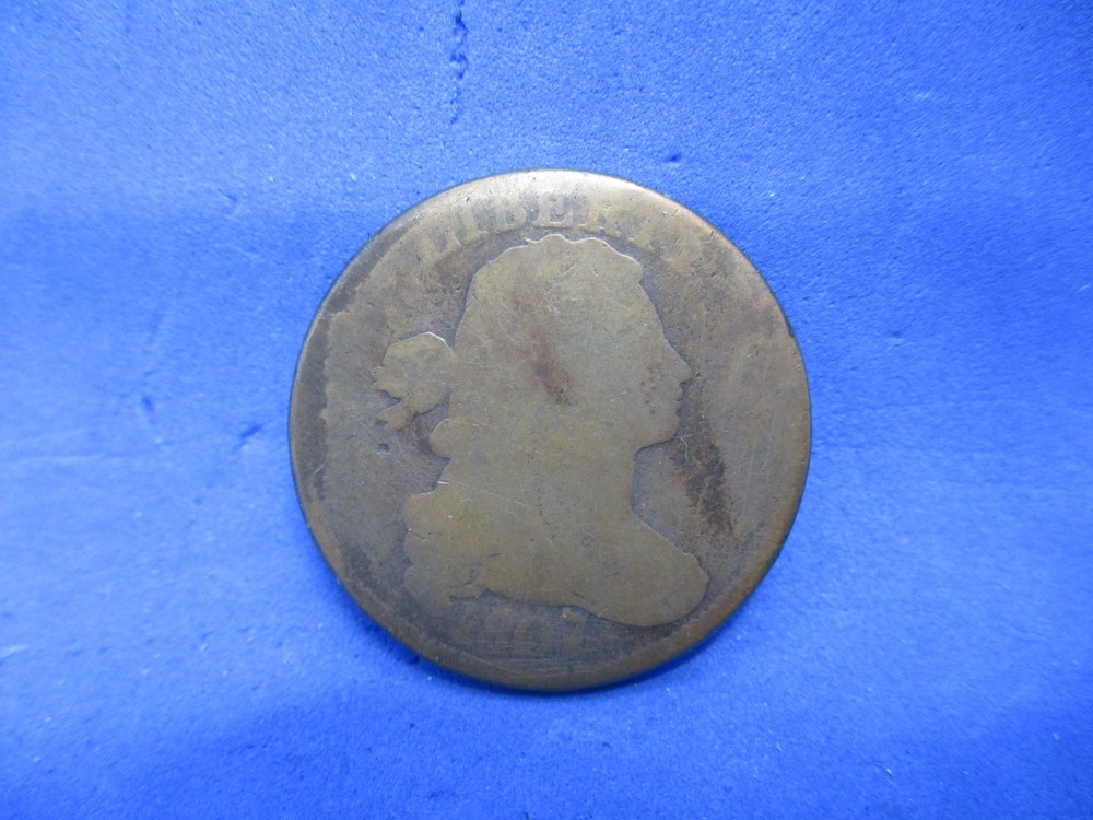1807/6 Draped Bust Large Cent About Good● Overdate