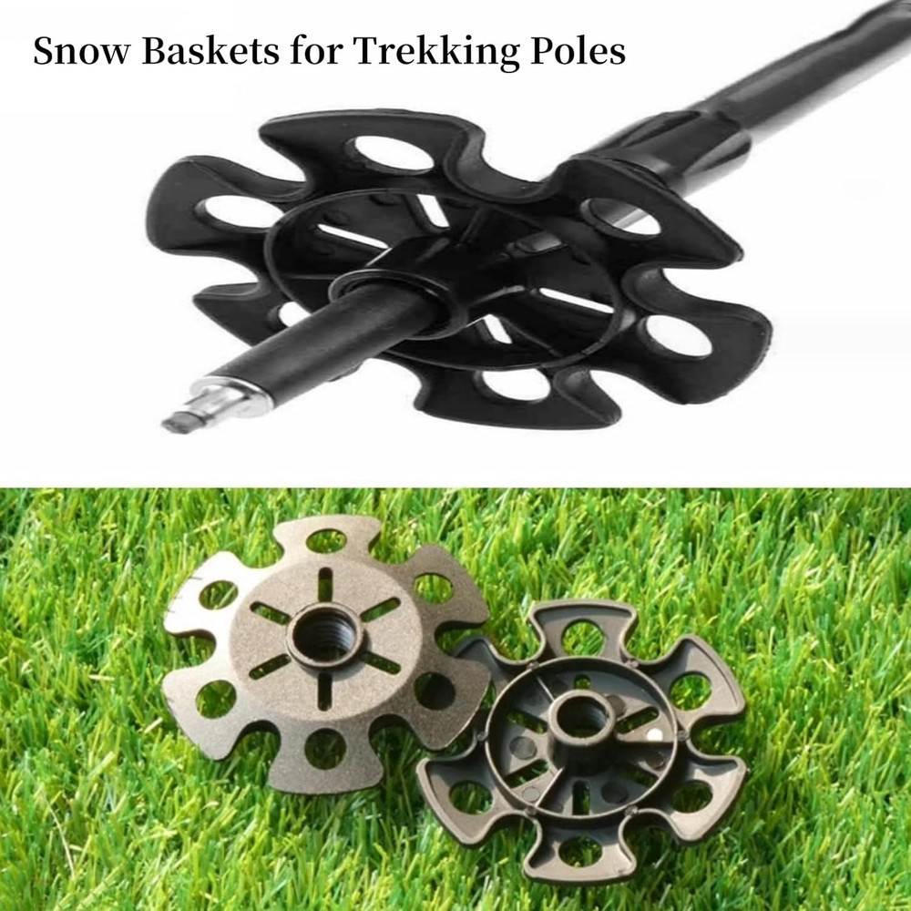 6Pcs Walking Stick Tips, Replacement Rubber Tips for Walking Sticks, Trekking