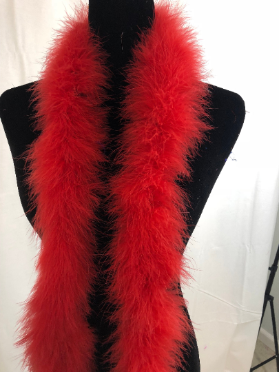 30 Gram Marabou Feather Boa, 2 Yard-Long Dancing Wedding Crafting Party Dress Up
