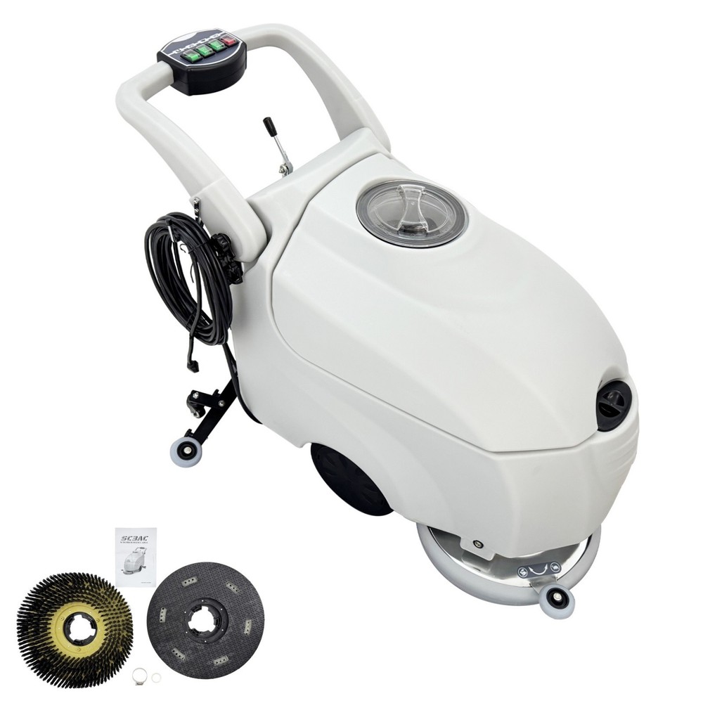 110V Commercial Auto Floor Scrubber Floor Cleaning Brushing Drying Machine