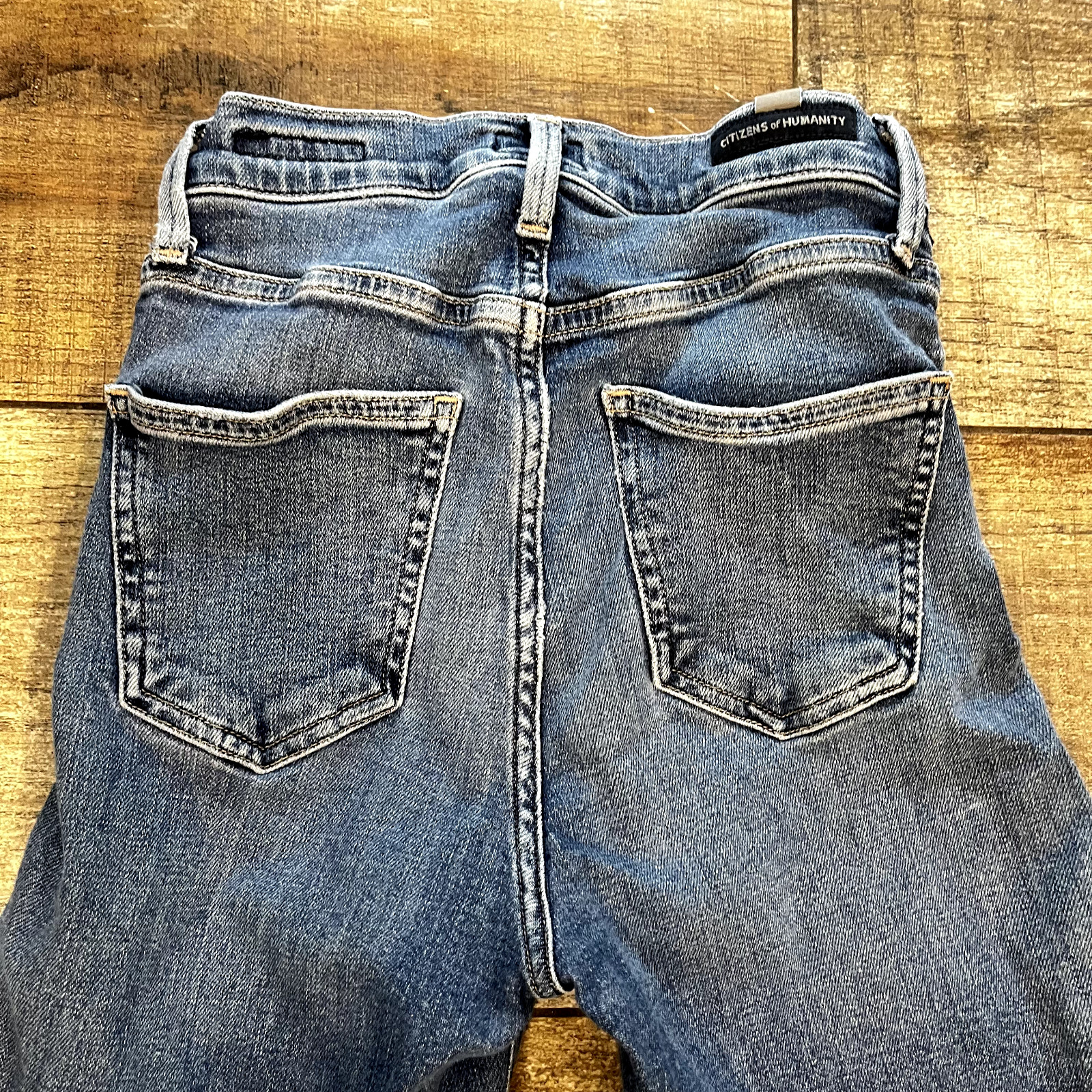 Citizens of Humanity Womens Jeans 24 Medium Wash Denim Rocket Rise Skinny