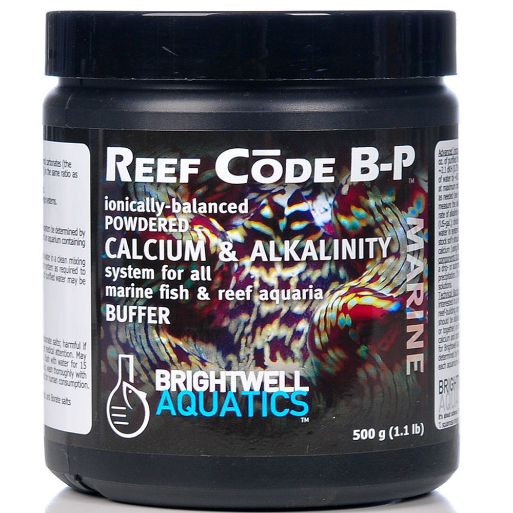 Brightwell Aquatics Reef Code B-P 500 grams Marine Aquarium Alkalinity Buffer