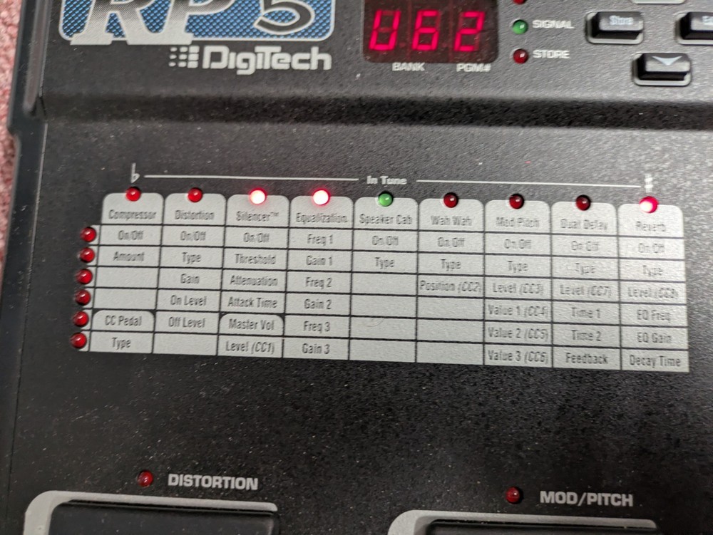 DigiTech RP5 Guitar Effects Processor W/ Power Supply 1995