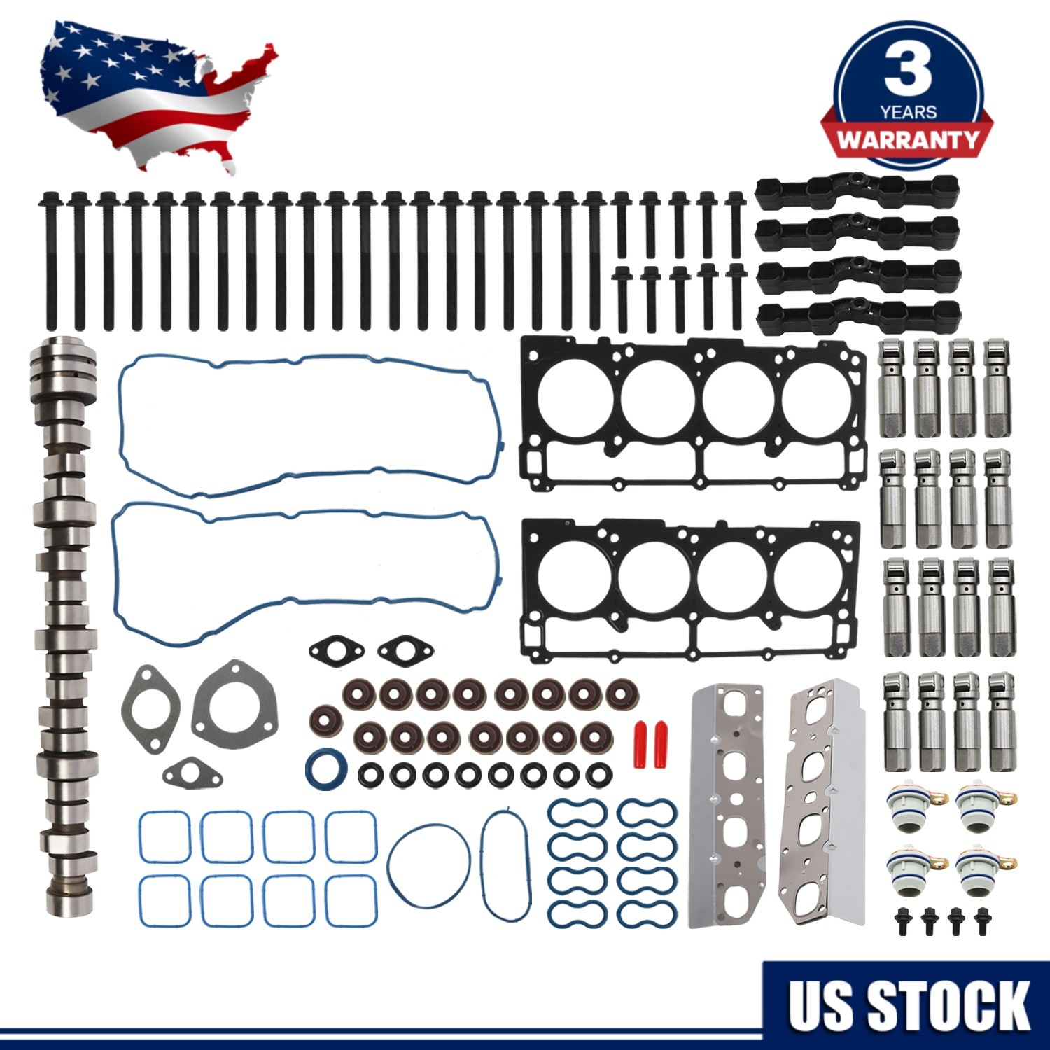 Non MDS Camshaft & lifters Kit FIT FOR 09-19 Dodge Ram 1500 5.7L Hemi V8 VVT
