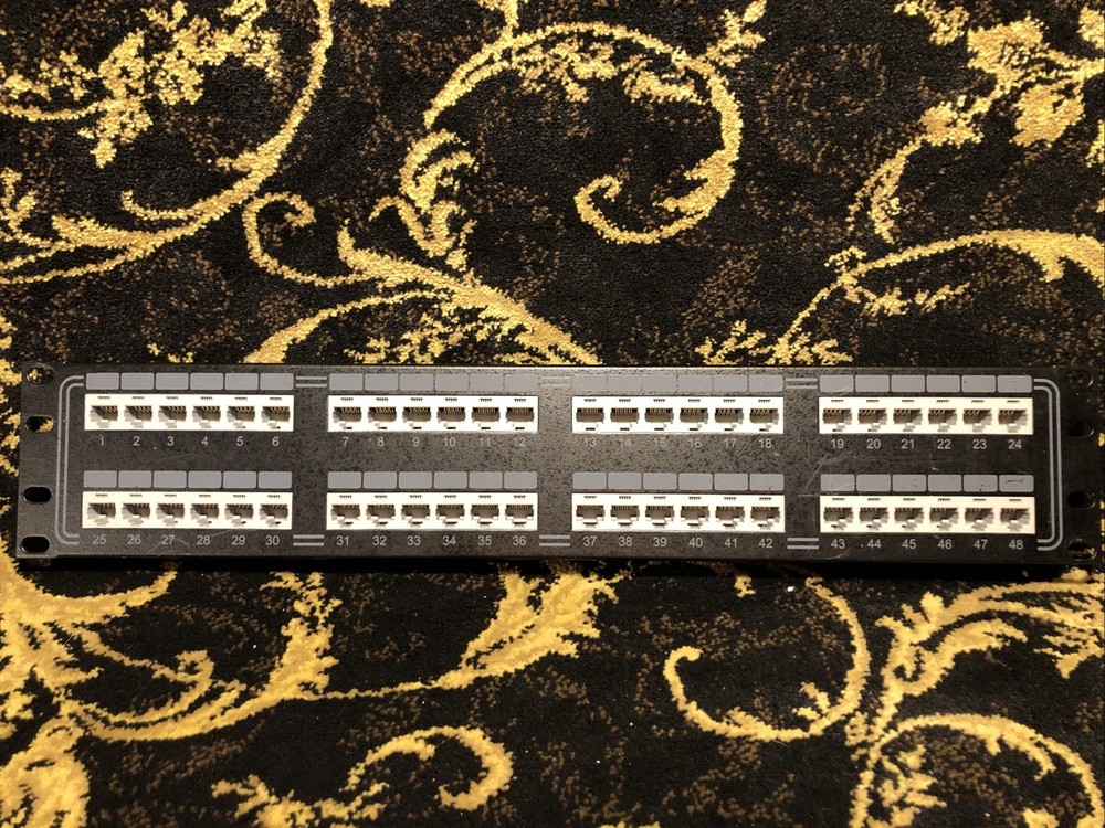 SPRINT (SP-PP-C5E48-HD) 48-Port CAT 5e PATCH PANEL ITEM CODE: 4420207500