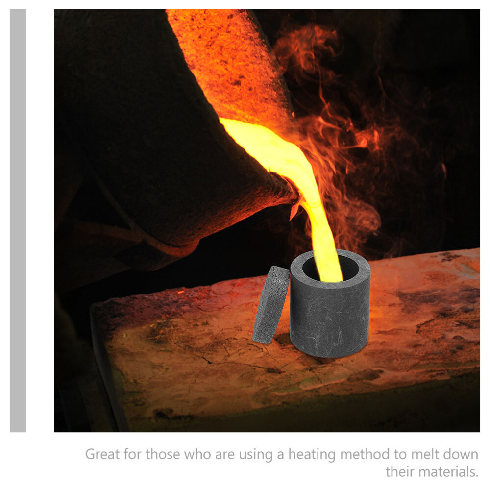 1PC Practical Melting Casting Refining Tool Graphite Furnace Melting Crucible