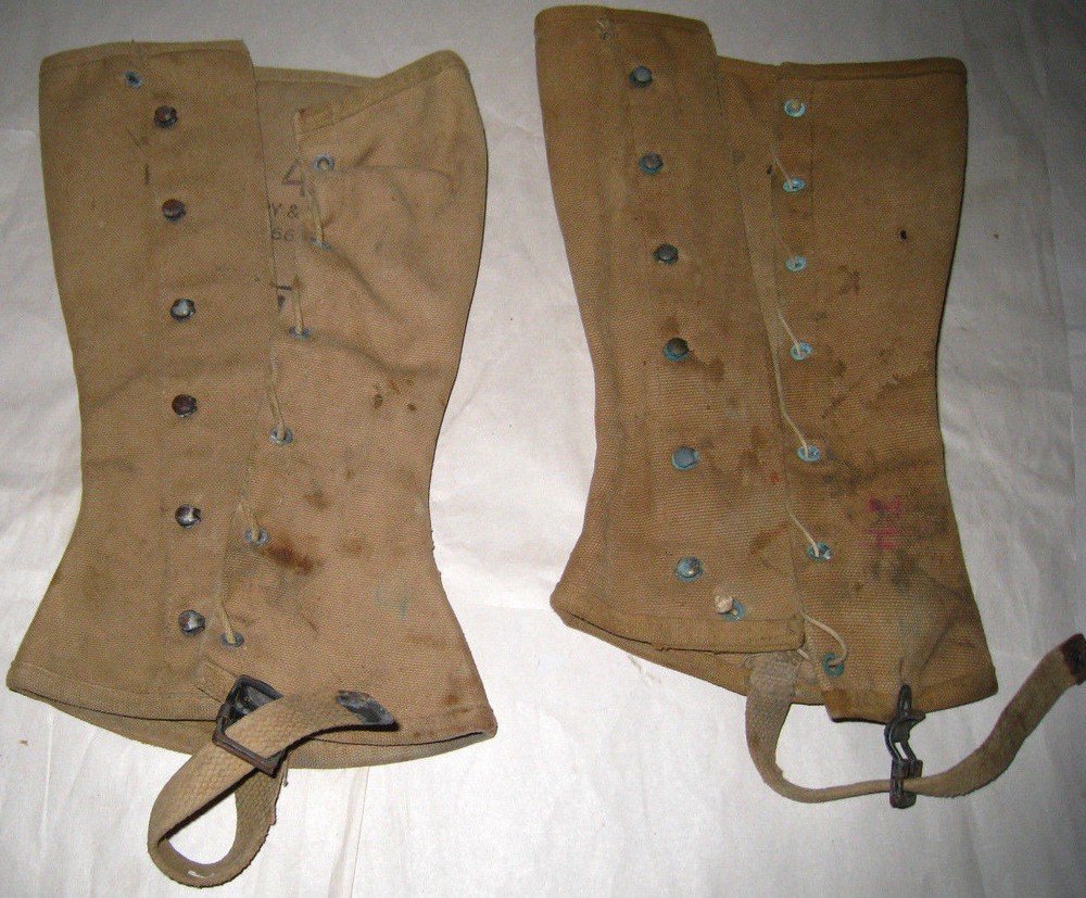 WW II Leggings Gregory & Read  Co 03/12/43