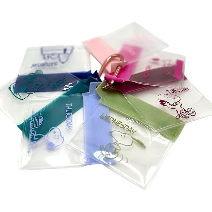 Peanuts x Mytagalongs Snoopy Daily Vitamin Organizing Pouches