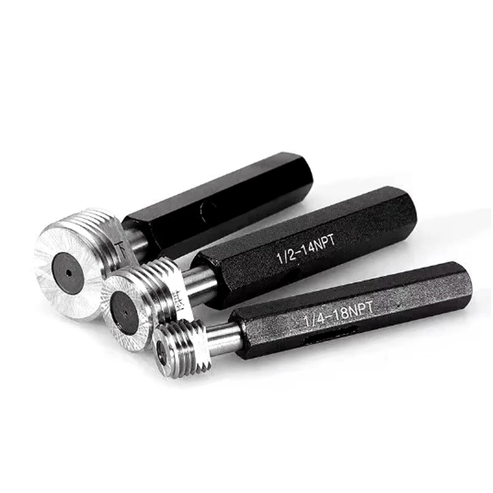NPT 1/16" 1/8" 1/4" 3/8" 1/2" 3/4" 1" ~ 2" Taper Pipe Plug Thread Gage Gauge
