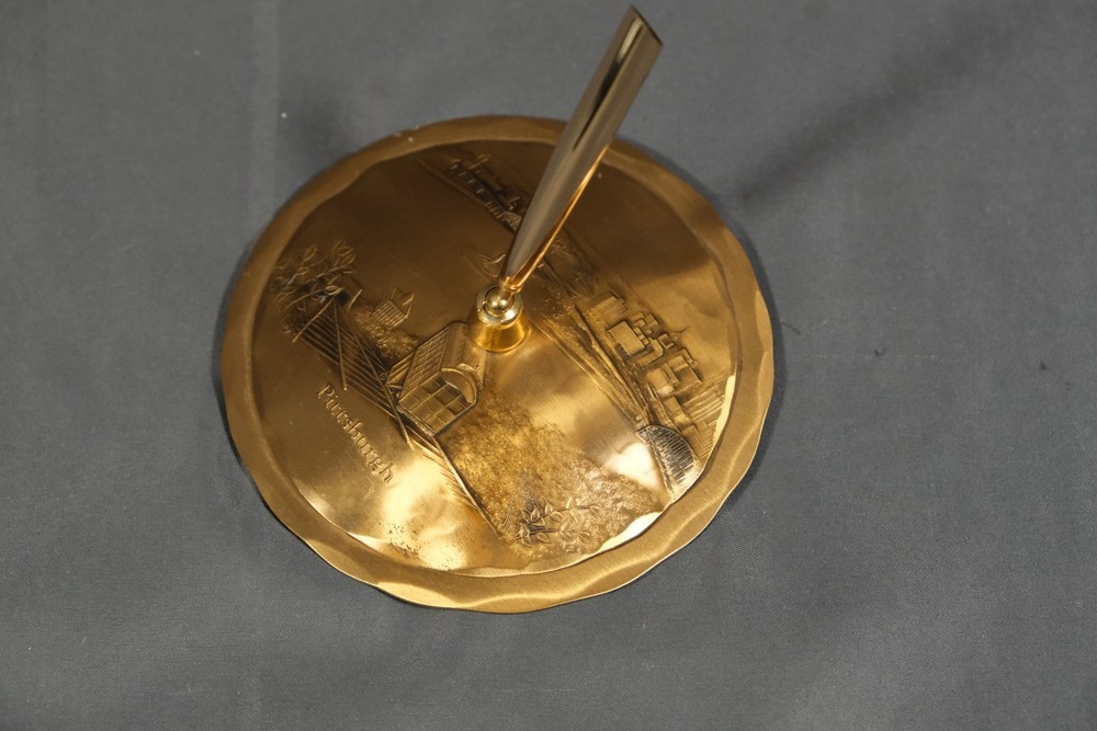 Wendell August Forge Solid Bronze Pen Holder Pittsburgh