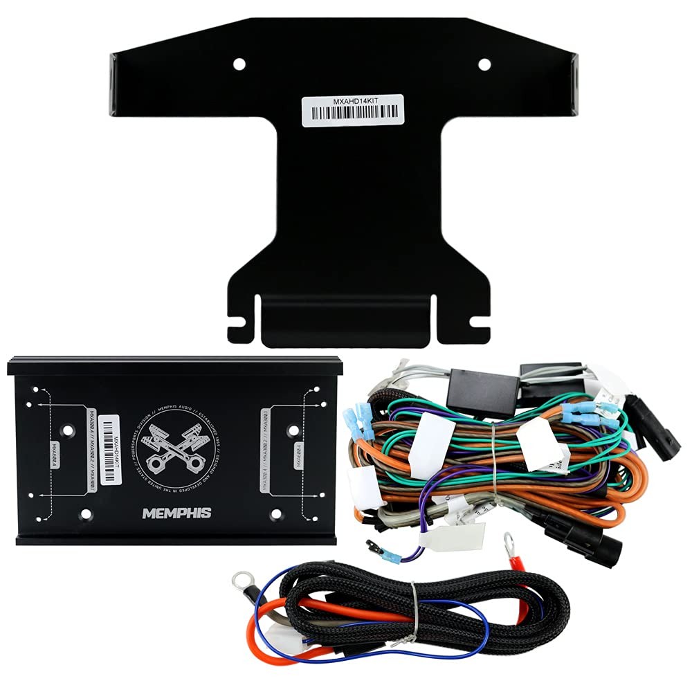Memphis MXAHD14KIT Amp Install Kit for HD 2014+ Street Glide & 2015+ Road Glide