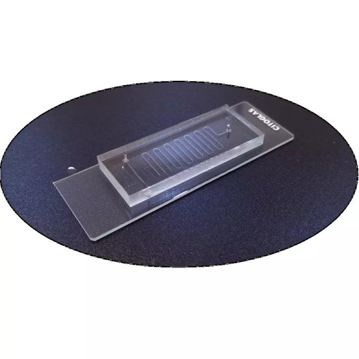 Microfluidic PDMS Fish-Bone Mixed LNP Liposome Nanoparticles Y-Type Laminar Flow