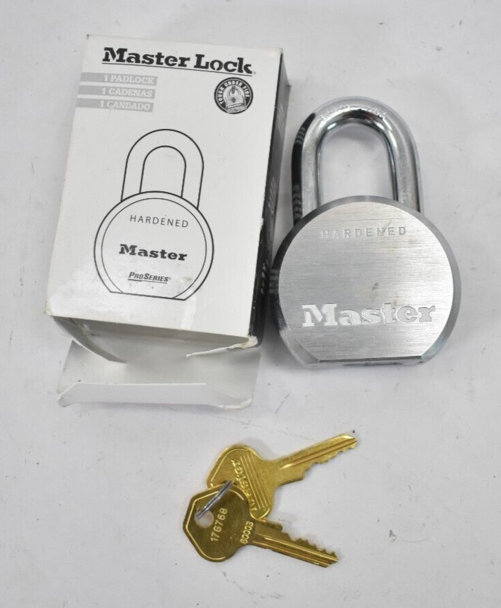 Master Lock 5 Pin Solid Steel Padlock Keyed Different 470-6230 Genuine OEM