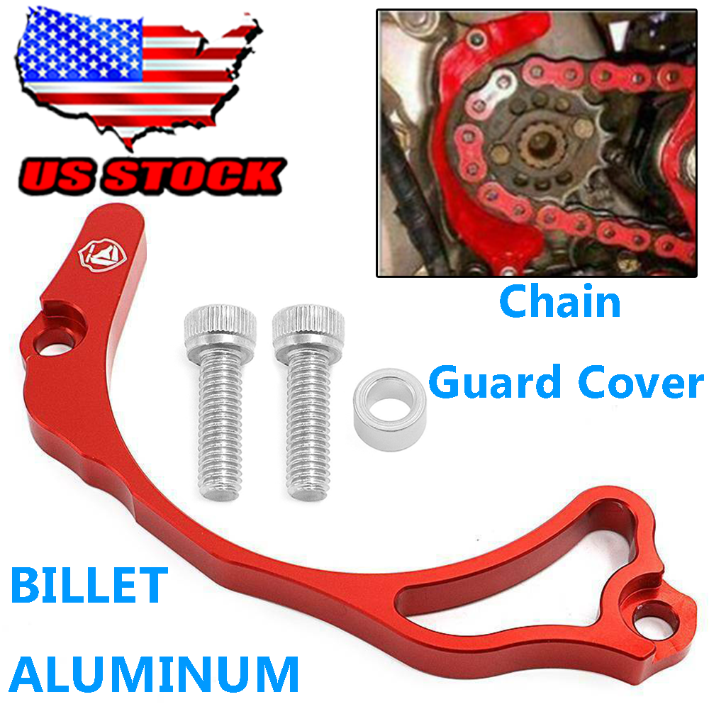 Aluminum Case Saver Chain Guard Cover Protect For Honda TRX400EX TRX400X 400 RED