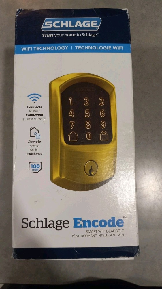 Schlage Encode Smart WiFi Deadbolt For PARTS *READ*