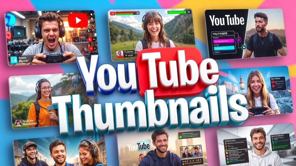 I will create eye catching YouTube thumbnail in 12 hours
