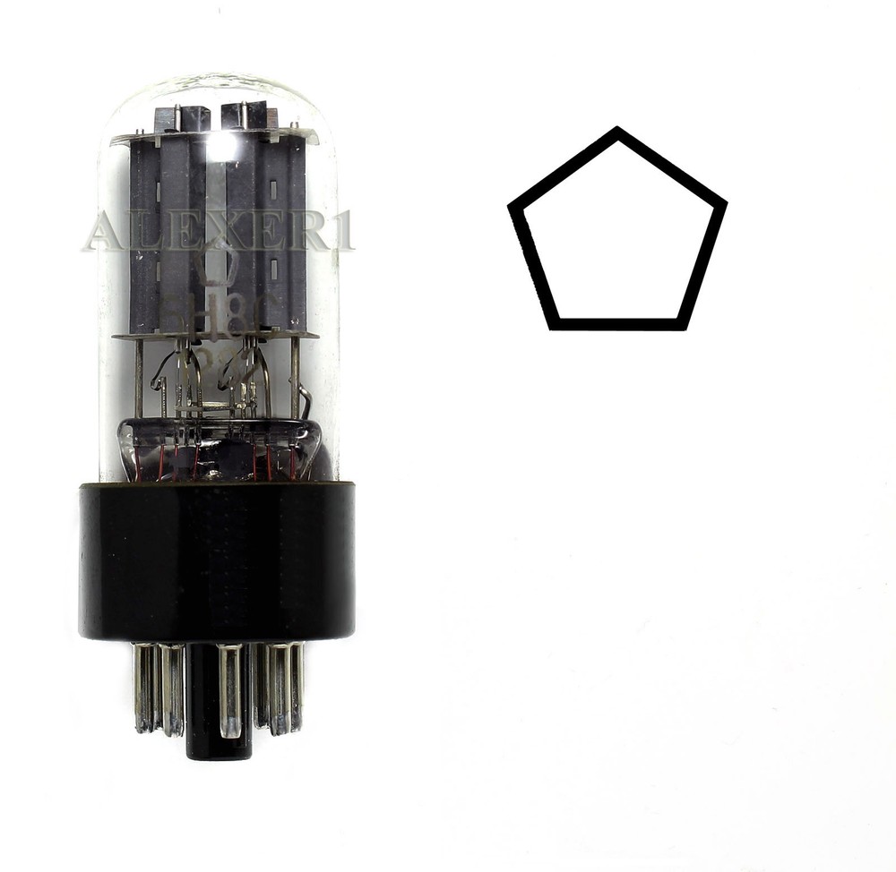 2 pcs 6N8S 1578 6SN7 ECC32 6CC10 Tubes Same Date Code 11-1982 USSR NOS