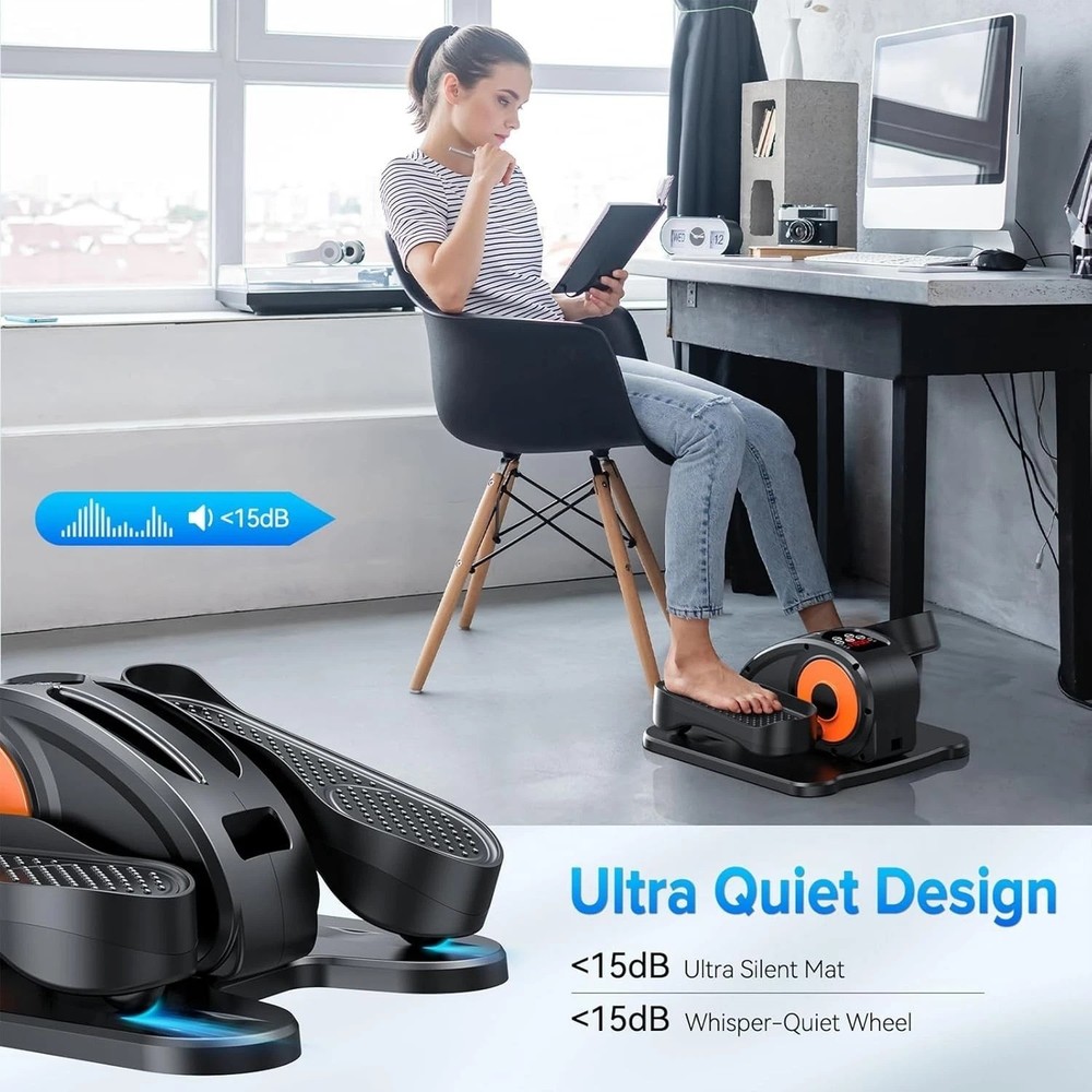 Portable Electric Under Desk Elliptical - Quiet & Adjustable