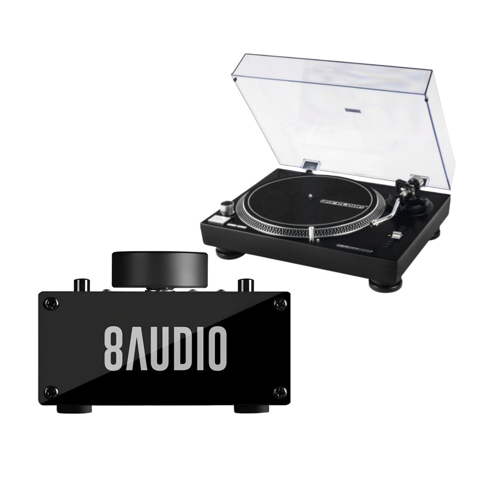 Reloop RP2000 Professional Direct Drive USB Turntable with Amplifier System