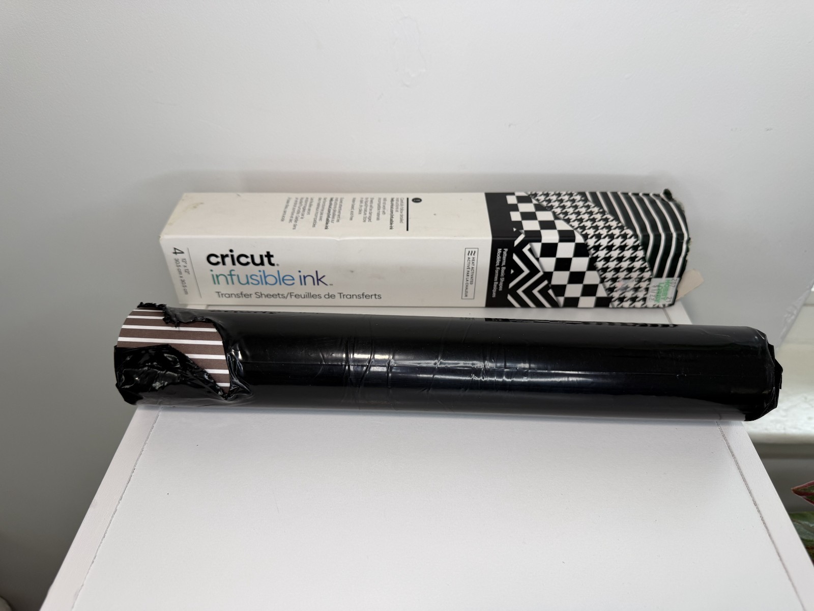 Lot 3 Cricut Infusible Ink Transfer Sheets Pattern Shape Solid 12"x12" Open Box