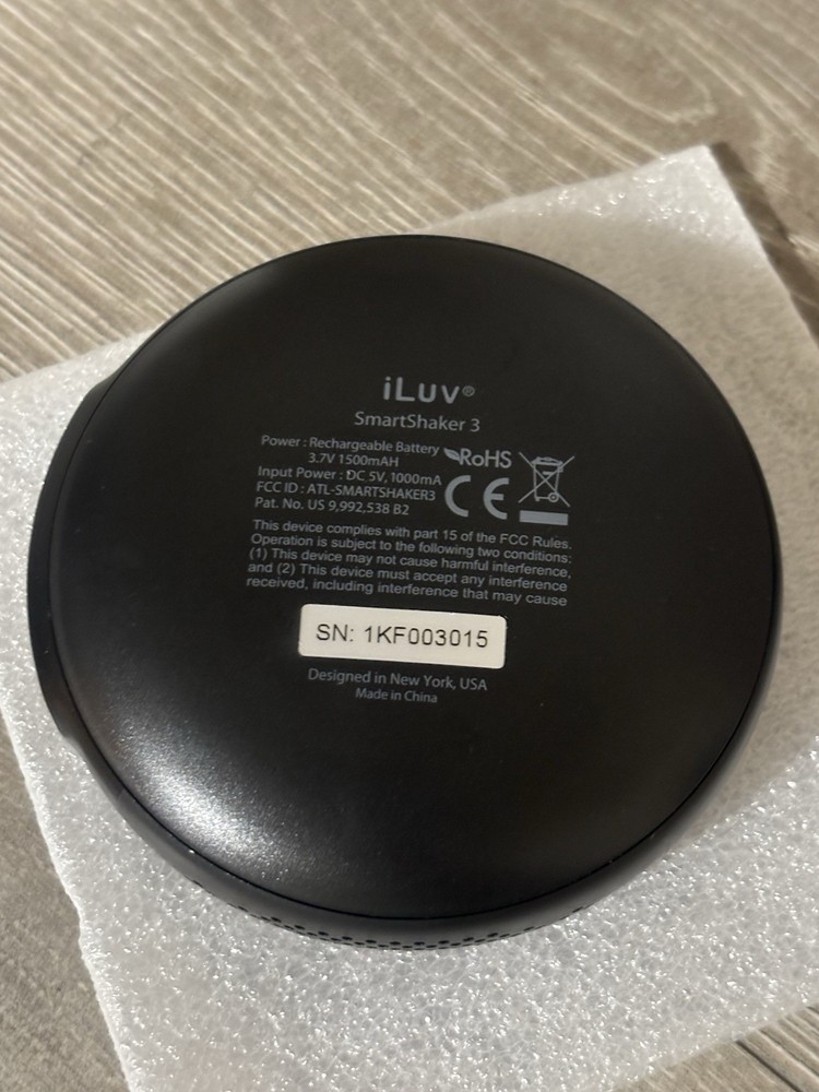 iLuv Smartshaker 3, Vibration Bed Shaker Alarm, Bluetooth, Dexcom, Apple/Android