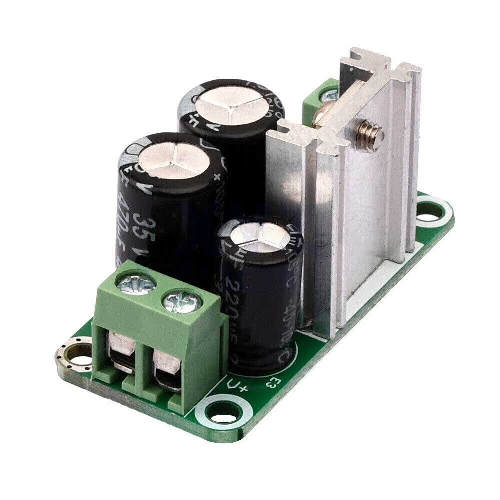 2PCS 5V Single Regulated Power Supply Module AC to DC Rectifier Filter Board 1A
