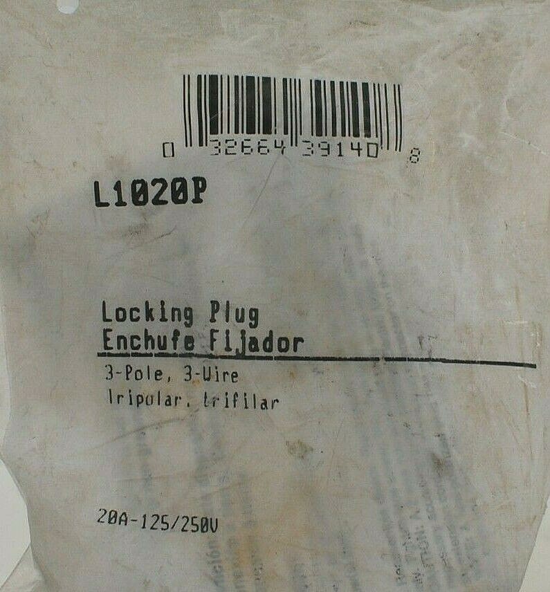 Cooper L1020P Locking Plug