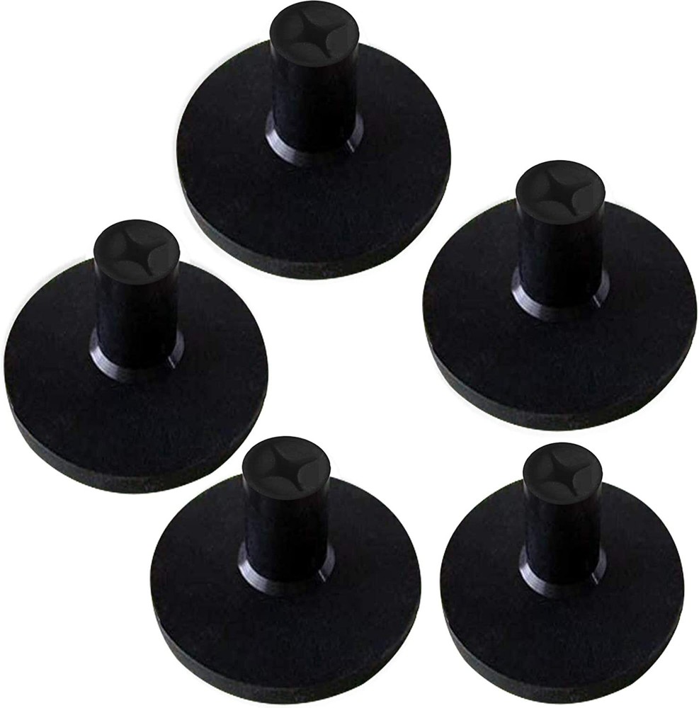Golf Tees Rubber Driving Range Mat Holder Value 5 Pack Size 1.5" 2"