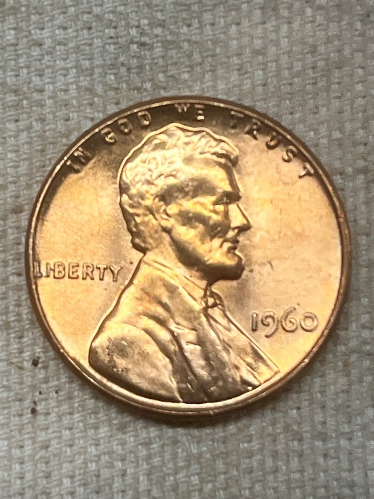 1960  P   UNC   LARGE DATE  Penny US Lincoln Cent