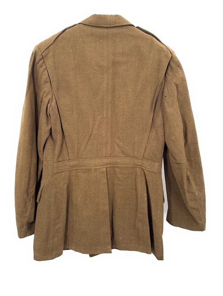 WWII Army Service Forces Coat Jacket Brown Private