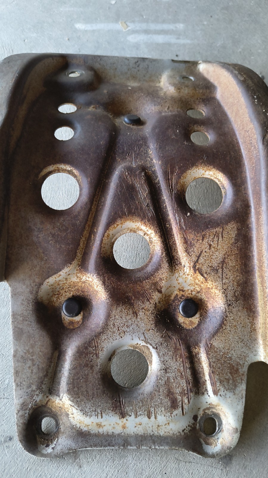 1986-1987 Honda ATC200X Front Engine Frame Skid Plate Guard 53060-HB5-000