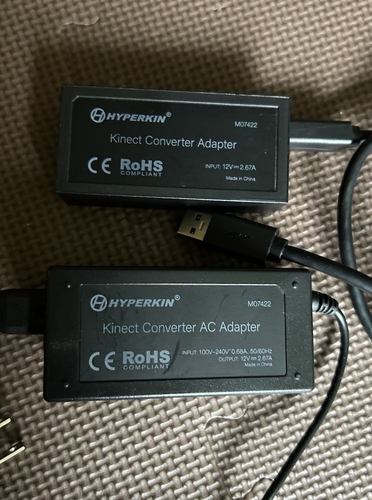 Microsoft Xbox One Kinect Sensor 1520 with Converter/Adapter, tested, works!