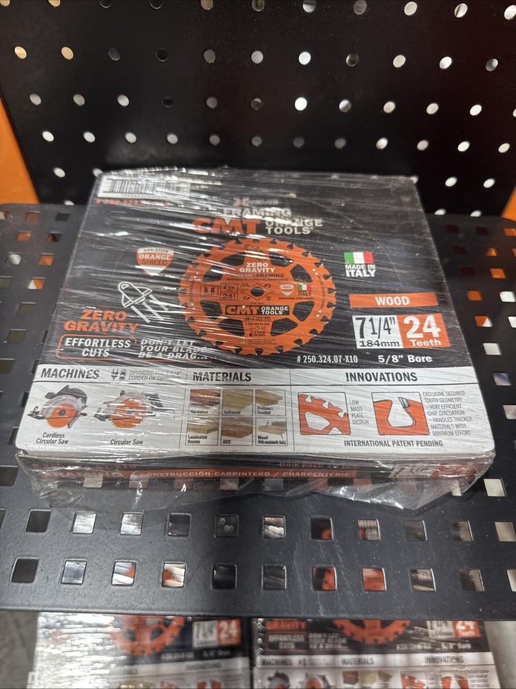 CMT 250.324.07 Zero Gravity 7-1/4” Framing Blade 10pc Pack