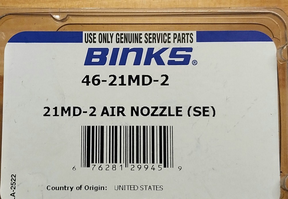 Binks 46 - 21 MD - 2 Air Nozzle (SE)