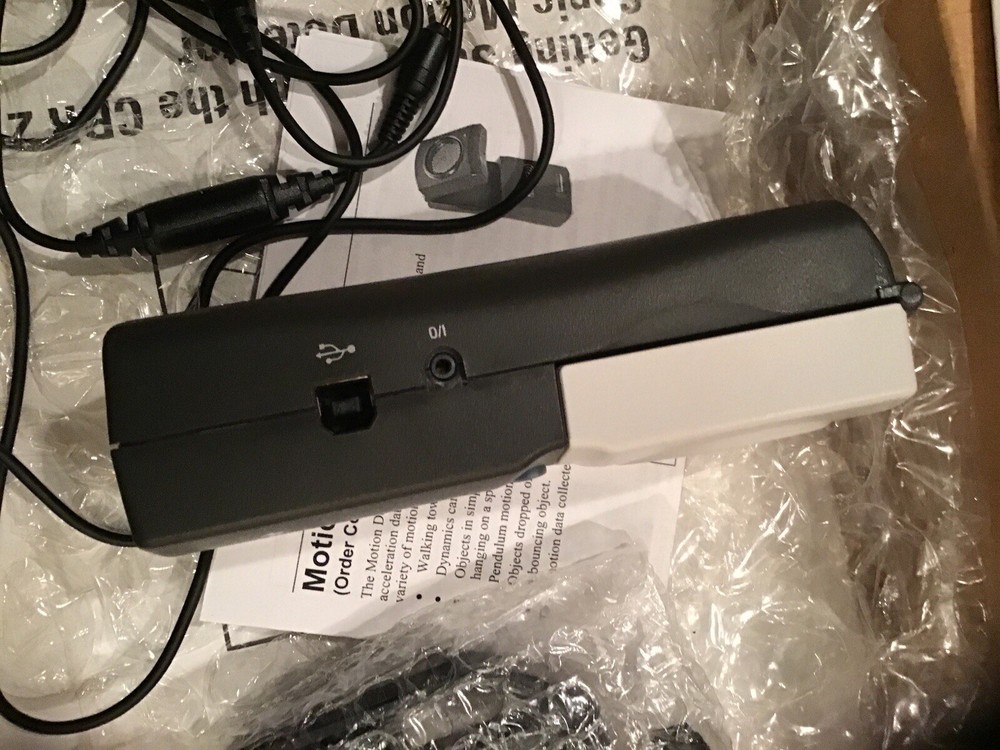 Texas Instruments CBR 2 Sonic Motion Detector In Box With Cable & Instructions