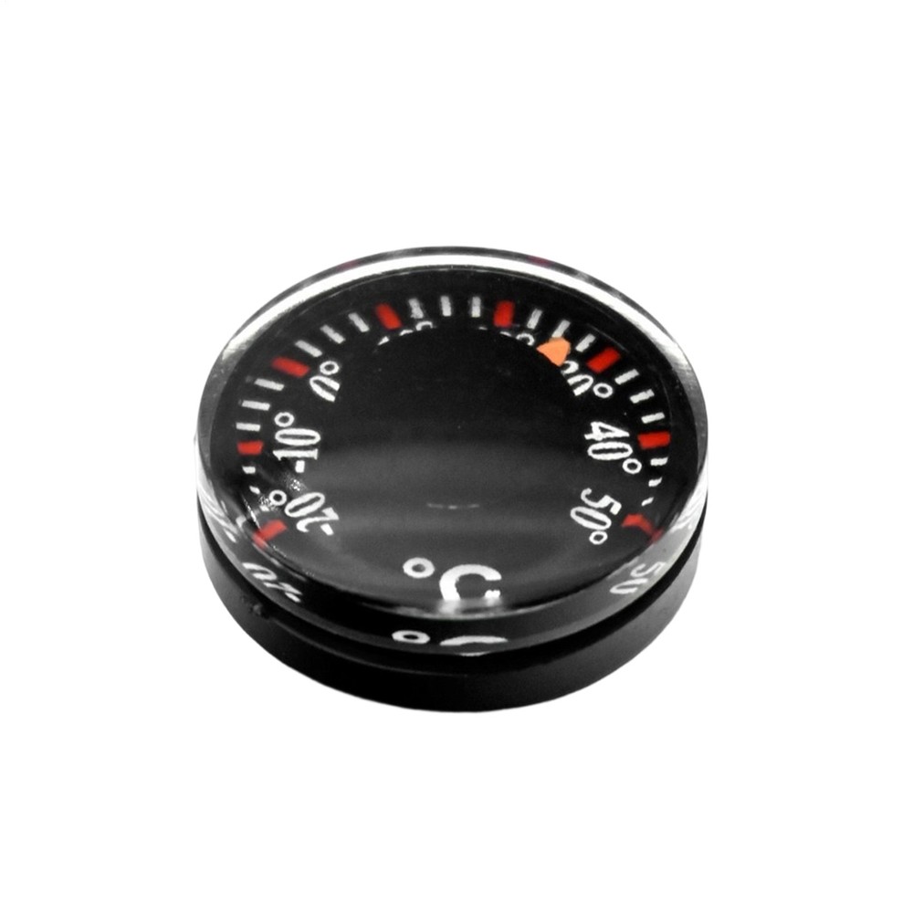 2pcs Mini Thermometer Car Thermometer Temperature Meter Dial Type