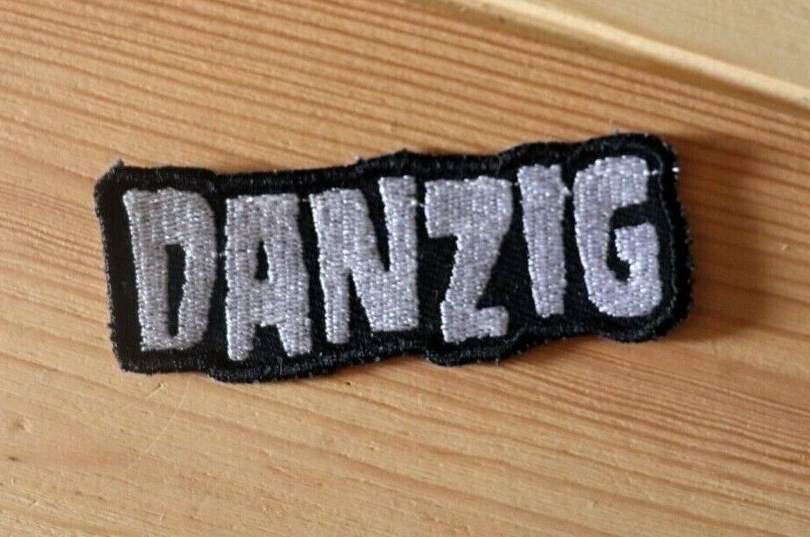 DANZIG Patch Iron/Sew on Embroidered Small Samhain Misfits