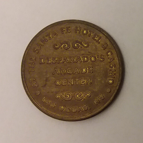 Desparado's Arcade Las Vegas, NV Game Token 24mm