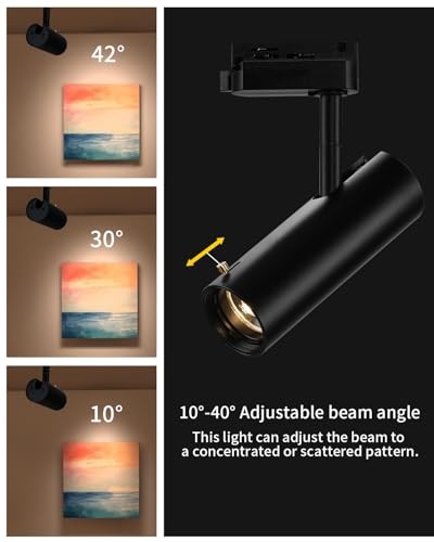 LED Ceiling Spotlight, 9w Cob Ceiling Spot 9W-3000K Surface Mounted-Black
