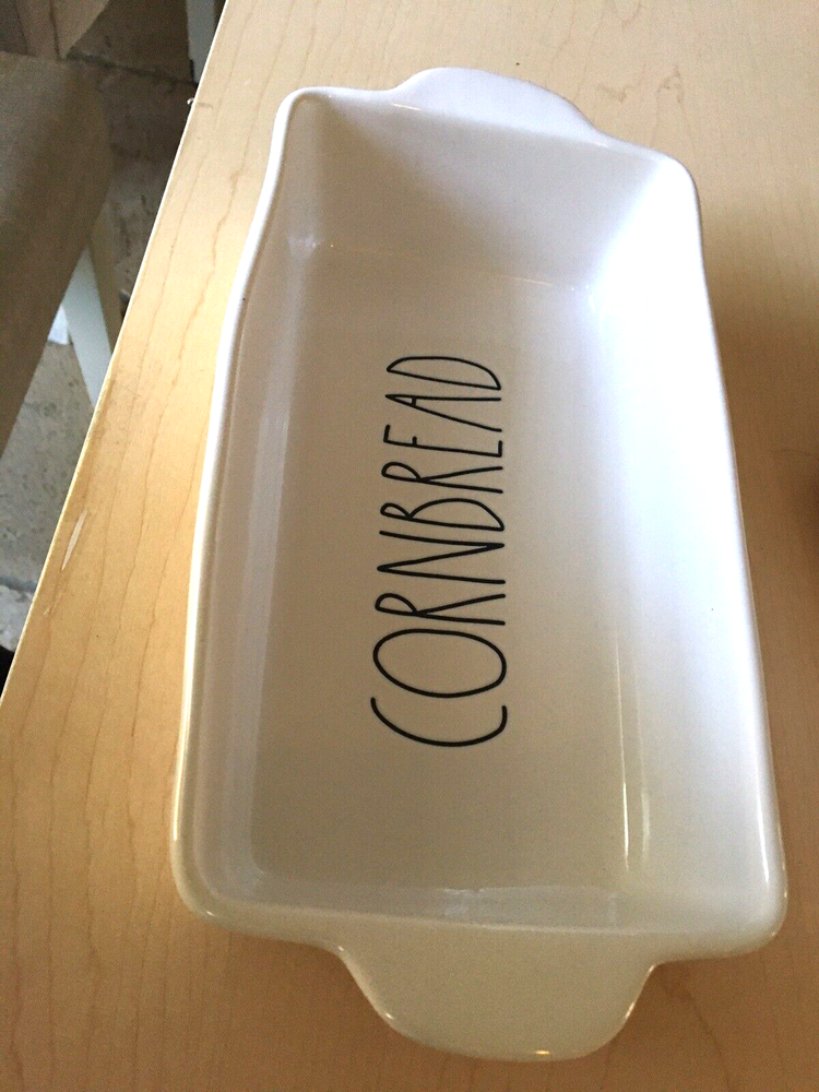 Rae Dunn Cornbread Dish Ceramic New Thanksgiving Casserole New