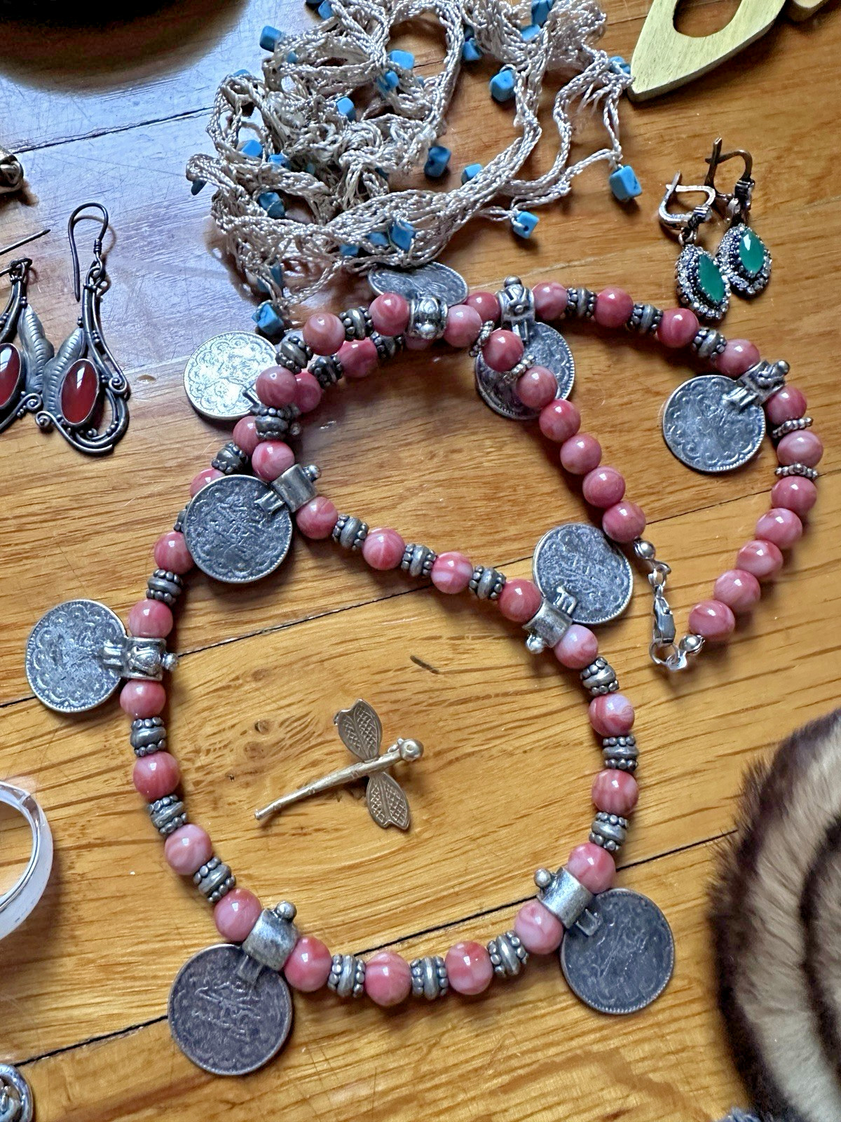 Big Estate Lot Costume Jewelry All Wearable Murano RLL Tiffany Ethnic Statement