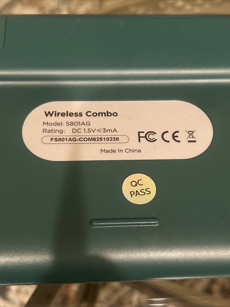 Colorful Wireless Computer Keyboards No Mouse, Polychrome Keyboard. Replacement!