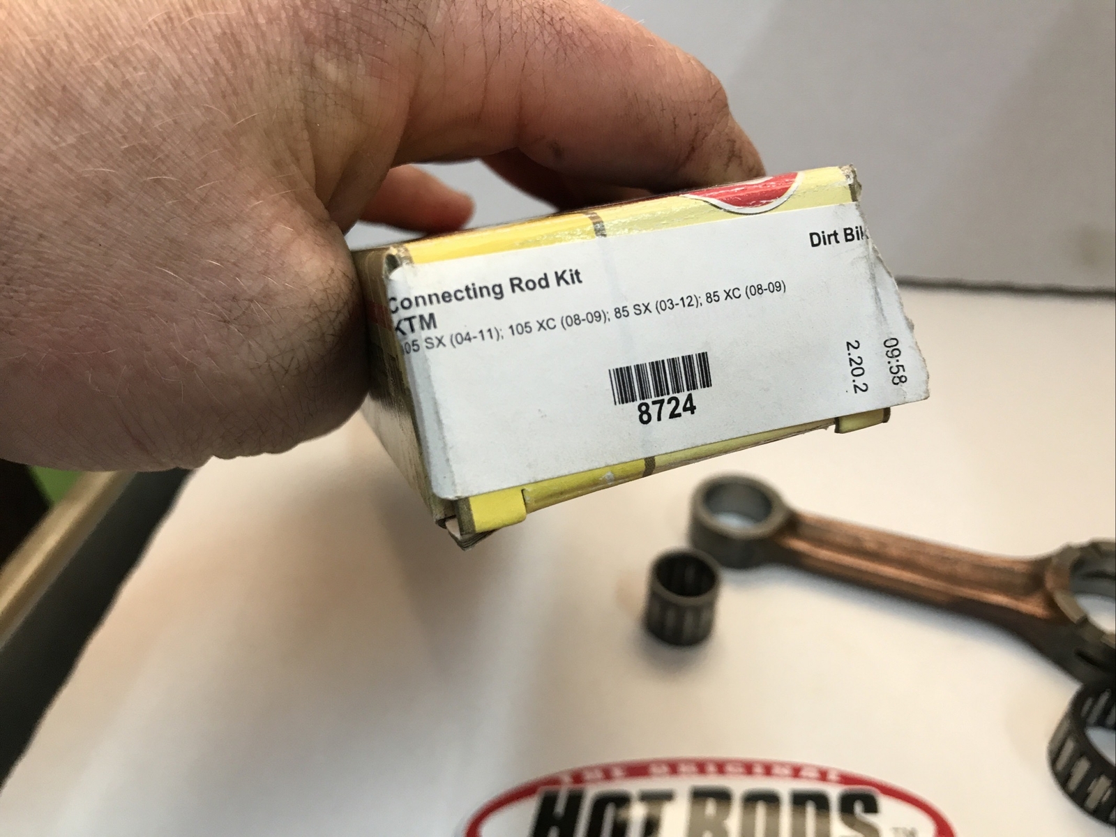 Hot Rods Connecting Rod Kit ktm 105 SX 2003-2012 85 SX crank bearing crankshaft