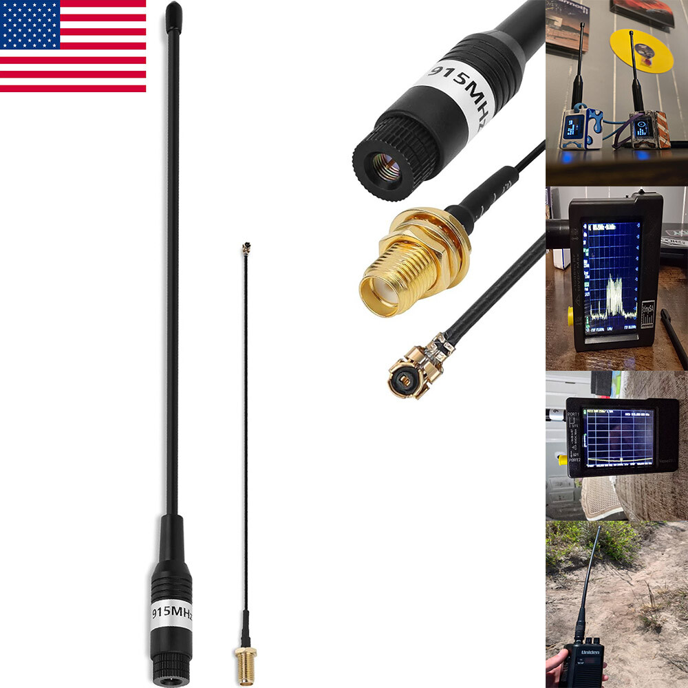 For Meshtastic LoRa Antenna 915MHz 10dBi Gain Long Range Soft Whip with SMA Male