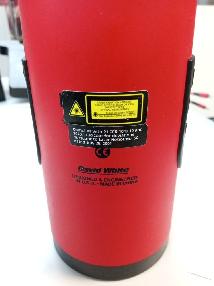 David White SLL 2 Laser Level with Stand And Mount AND CASE LEVELING TOOL LAYOUT